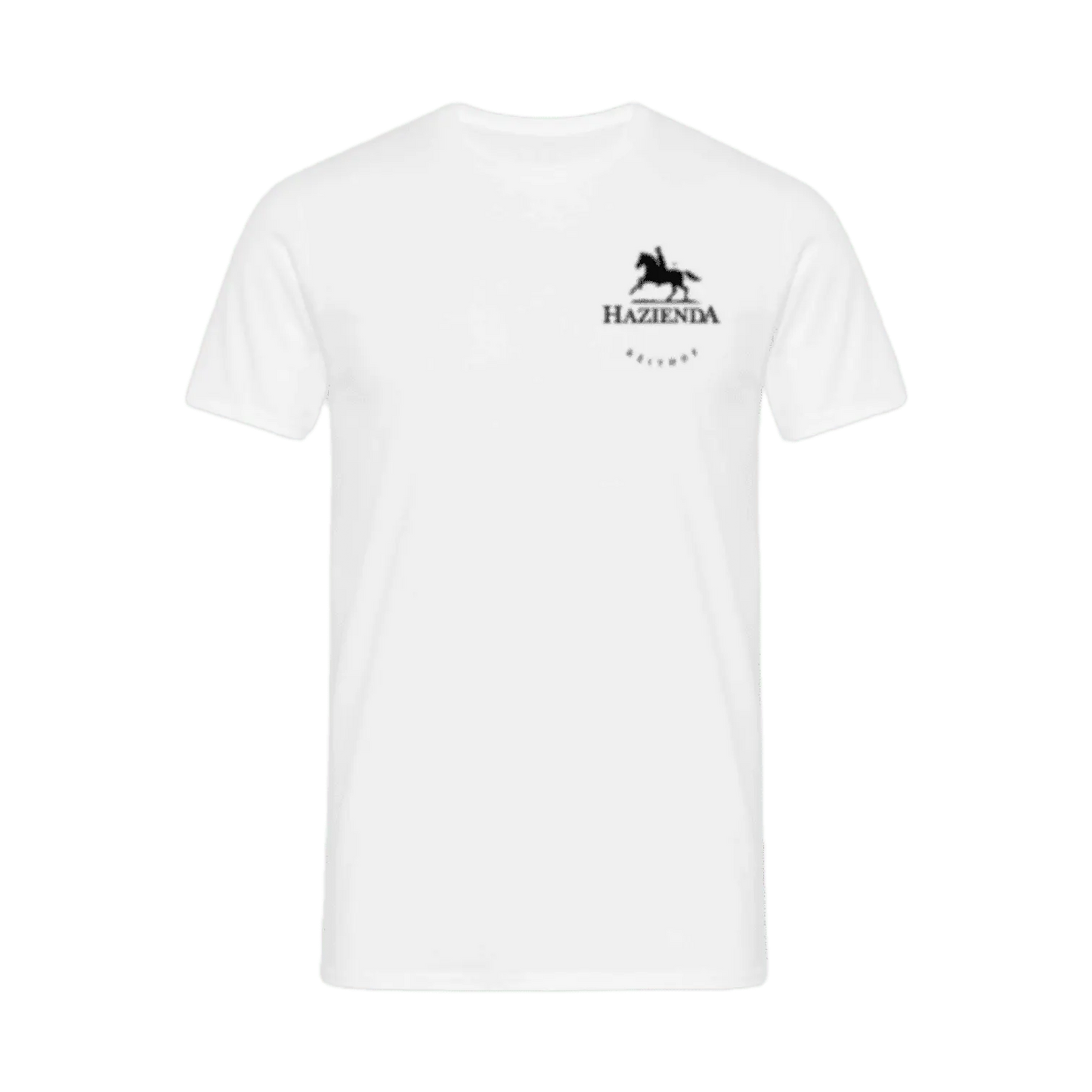 Weisses T-Shirt mit schwarzem Logo