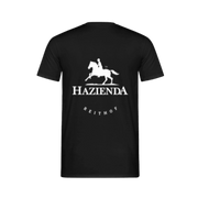 T- Shirt Hazienda Schwarz Weiss Bekleidung & Accessoires Hazienda   