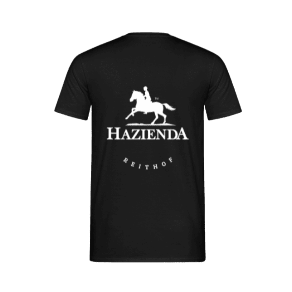 T- Shirt Hazienda Schwarz Weiss Bekleidung & Accessoires Hazienda   