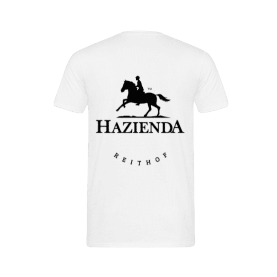 T- Shirt Hazienda Weiss Schwarz  Hazienda   
