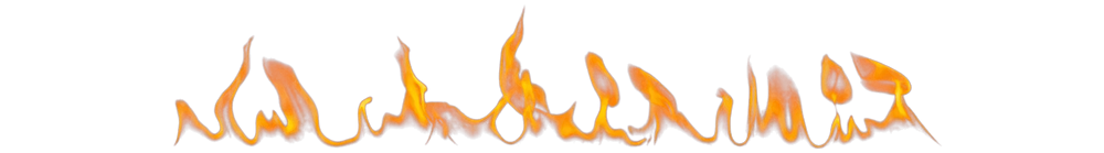 Feuerbalken am untersten Rand der Frontpage