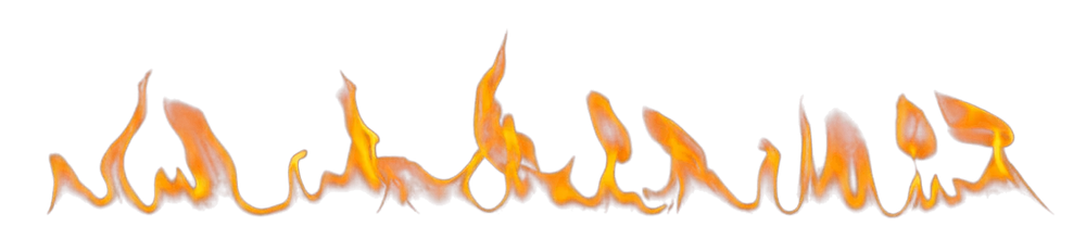 Feuerbalken am untersten Rand der Frontpage