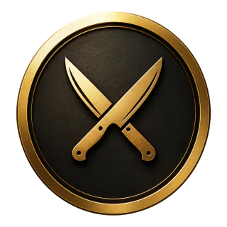 Symbol für handgeschnittene Premium-Cuts im Restaurant Hazienda.